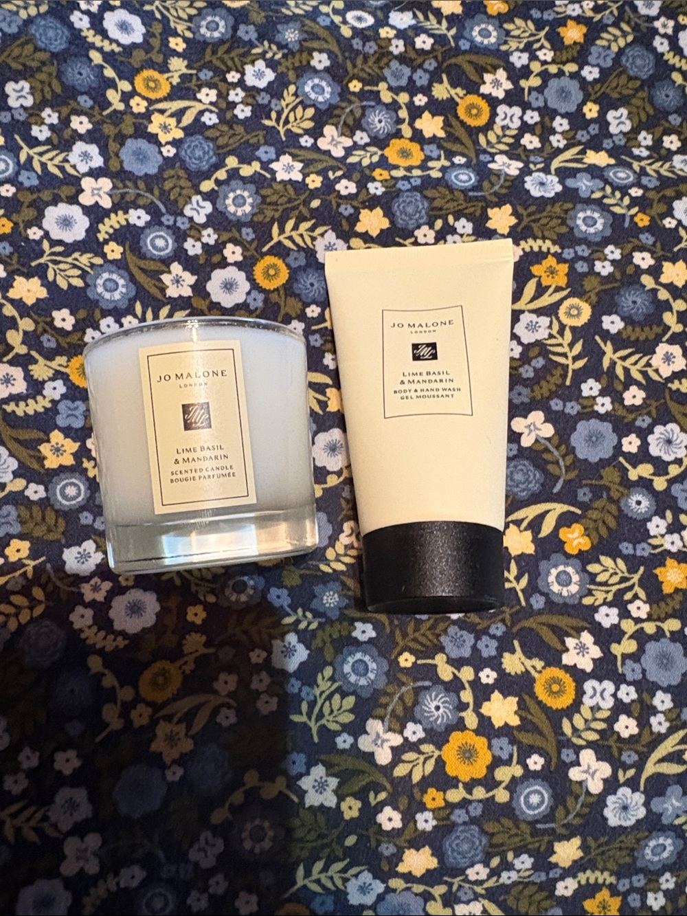 Jo Malone Lime Basil & Mandarin Candle Mini and Hand Cream